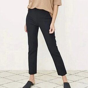 Jenni Kayne Black Slim Fit Pull-On Trousers Women’s Size 8 Pants